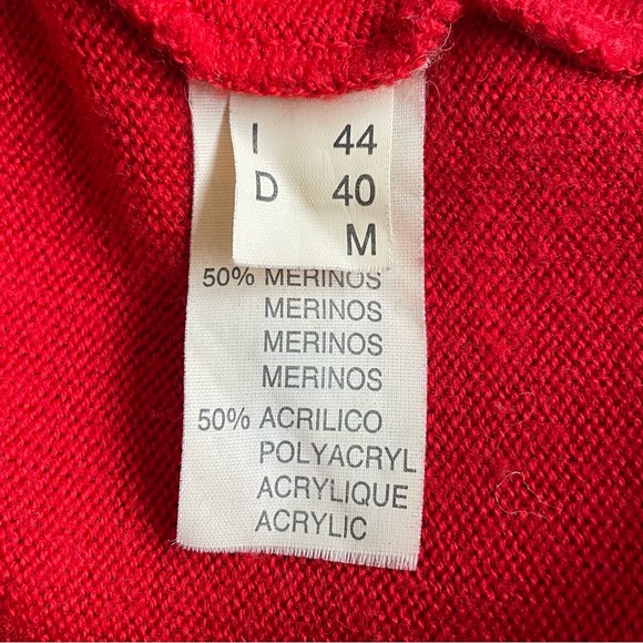 Vintage Men’s Polo Sweater Tartan Plaid Collar Merino Wool Equestrian Dog Preppy - Picture 13 of 14